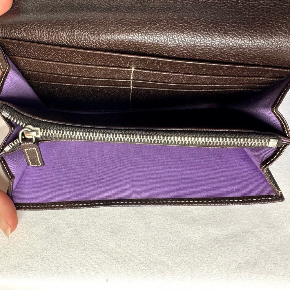 Bulgari Vintage Beige Monogram Clutch Wallet - Picture 10 of 10